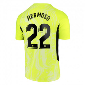 Atletico Madrid Mario Hermoso 22 Tredje trøjer 2020 21 – Kortærmet