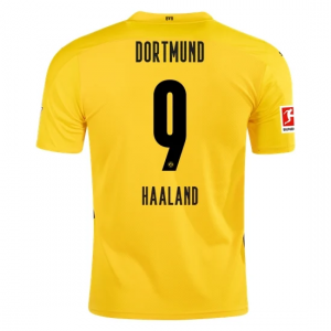 BVB Borussia Dortmund Erling Haaland 9 Hjemmebanetrøje 2020 21 – Kortærmet