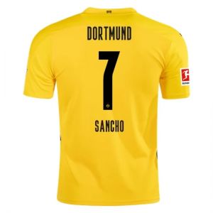 BVB Borussia Dortmund Jadon Sancho 7 Hjemmebanetrøje 2020 21 – Kortærmet