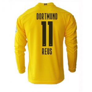 BVB Borussia Dortmund Marco Reus 11 Hjemmebanetrøje 2020 21 – Langærmet
